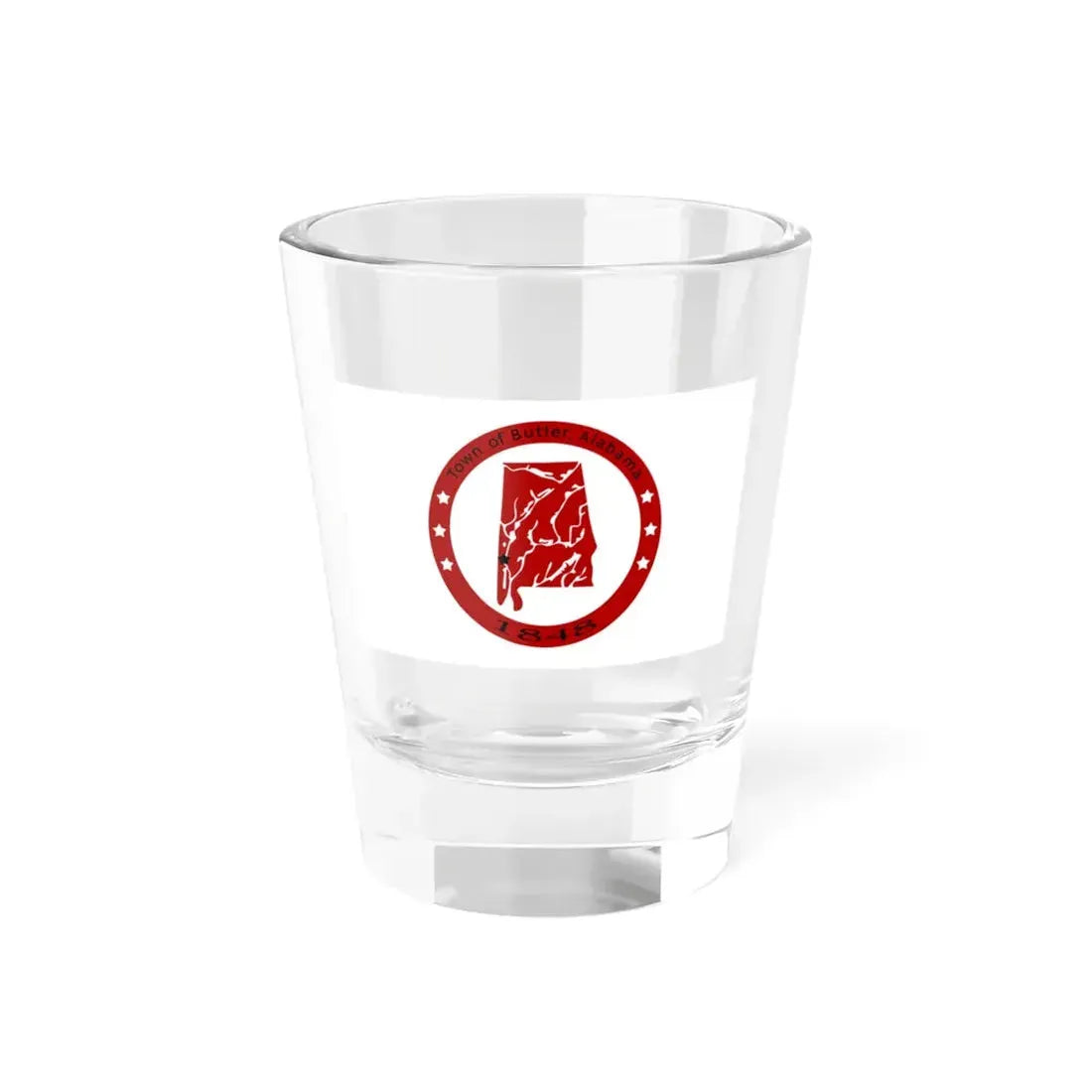 Flag of Butler Alabama (United States) Shot Glass 1.5oz 1.5oz - Go Mug Yourself