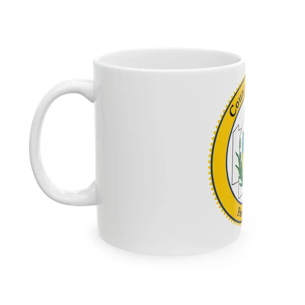 Flag of Butler County Pennsylvania (United States) White Coffee Mug - Go Mug Yourself