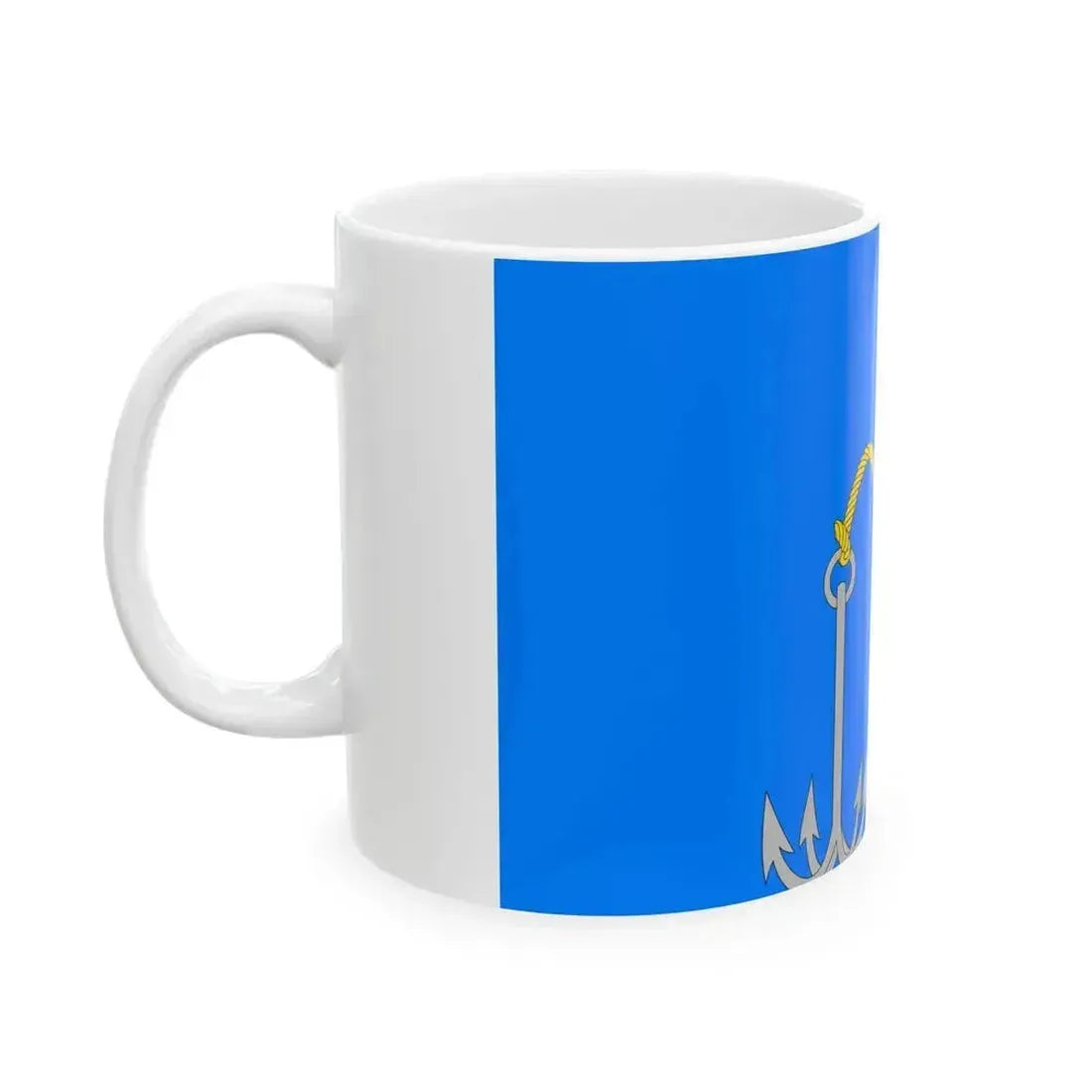 Flag of Buy Kostroma oblast (Russia) White Coffee Mug - Go Mug Yourself
