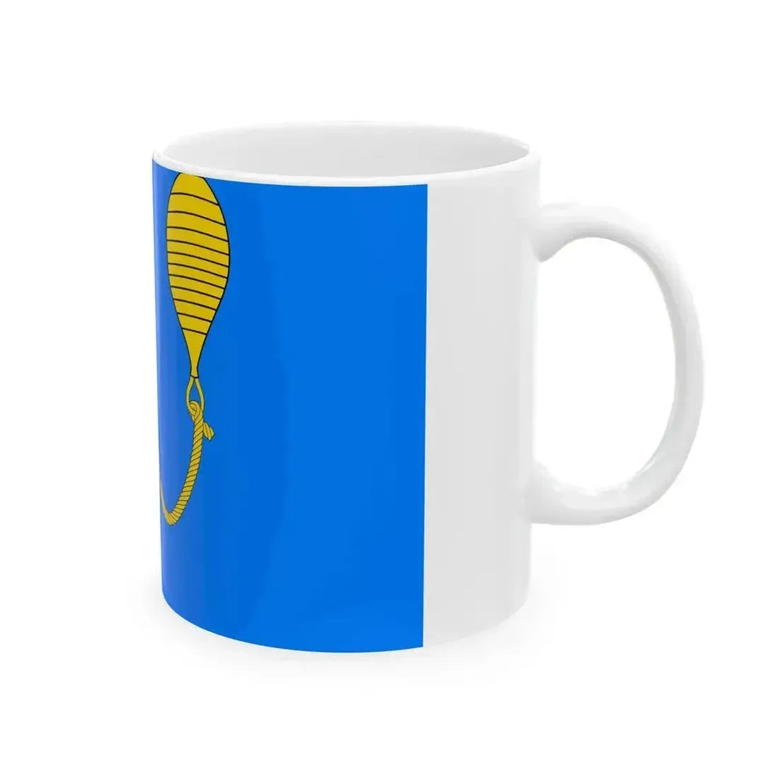 Flag of Buy Kostroma oblast (Russia) White Coffee Mug - Go Mug Yourself