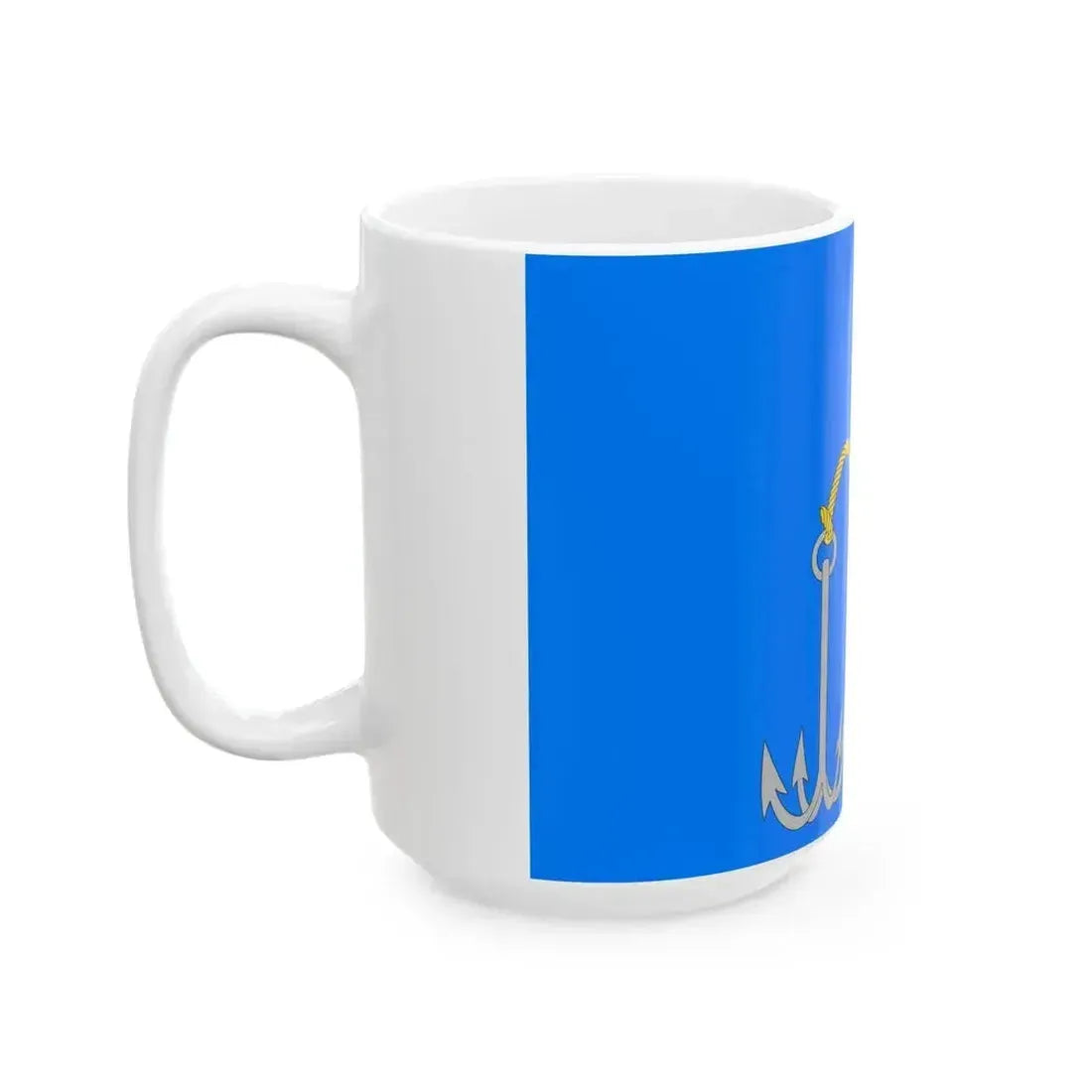 Flag of Buy Kostroma oblast (Russia) White Coffee Mug - Go Mug Yourself