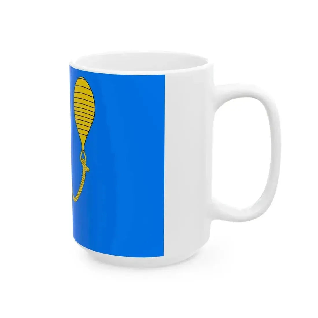 Flag of Buy Kostroma oblast (Russia) White Coffee Mug - Go Mug Yourself