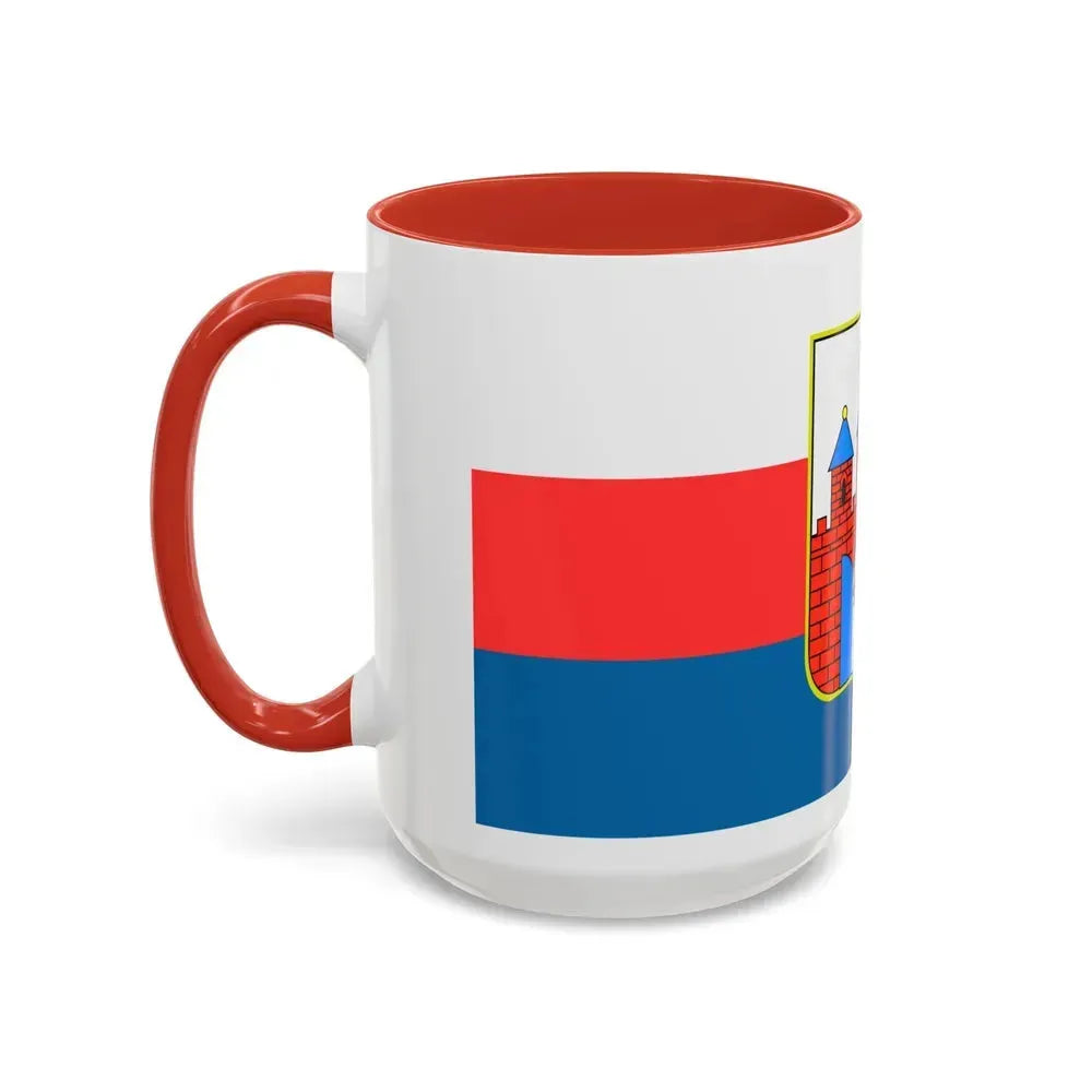 Flag of Bydgoszcz Poland - Accent Coffee Mug - Go Mug Yourself