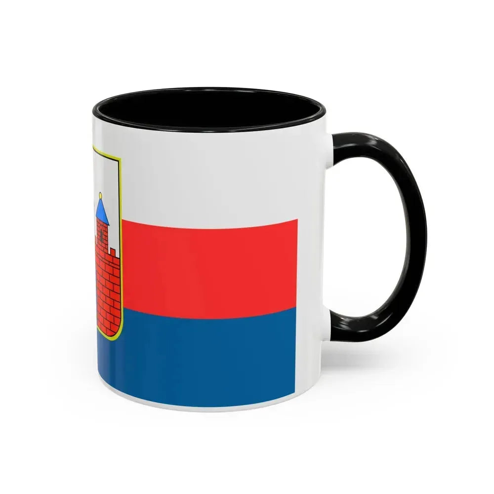 Flag of Bydgoszcz Poland - Accent Coffee Mug - Go Mug Yourself