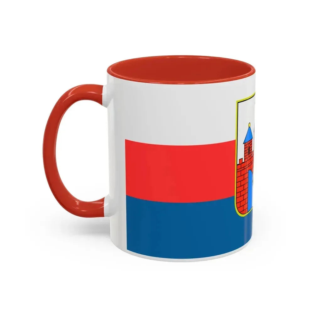 Flag of Bydgoszcz Poland - Accent Coffee Mug - Go Mug Yourself