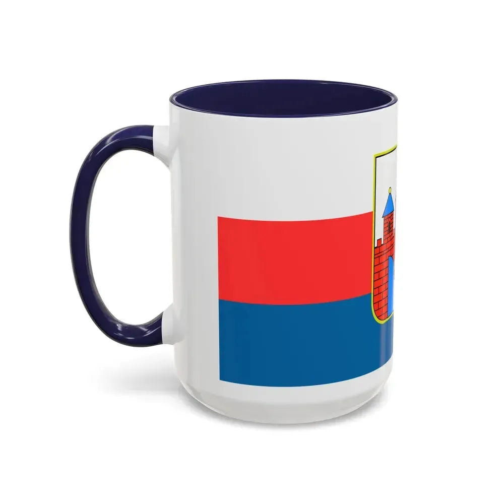 Flag of Bydgoszcz Poland - Accent Coffee Mug - Go Mug Yourself
