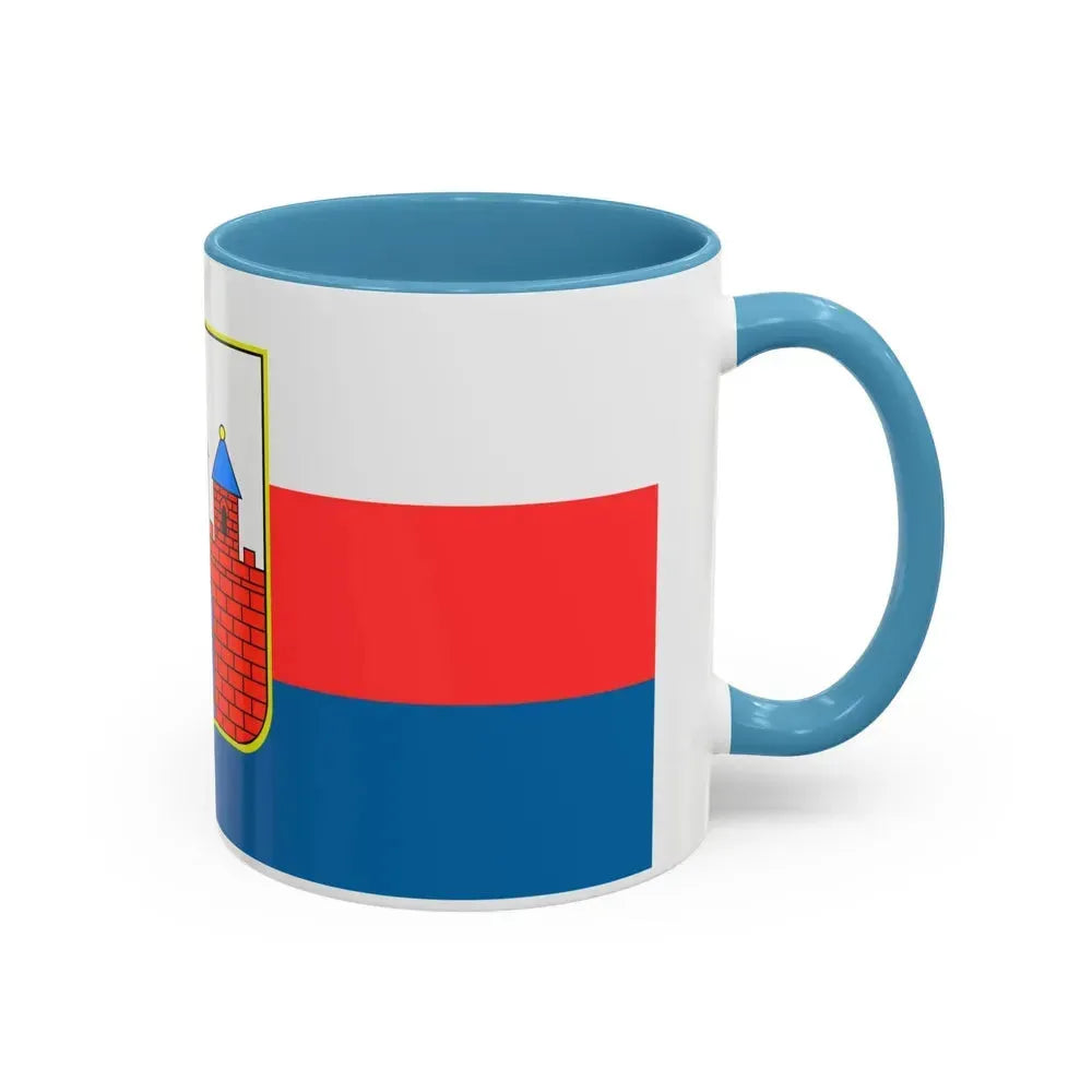 Flag of Bydgoszcz Poland - Accent Coffee Mug - Go Mug Yourself