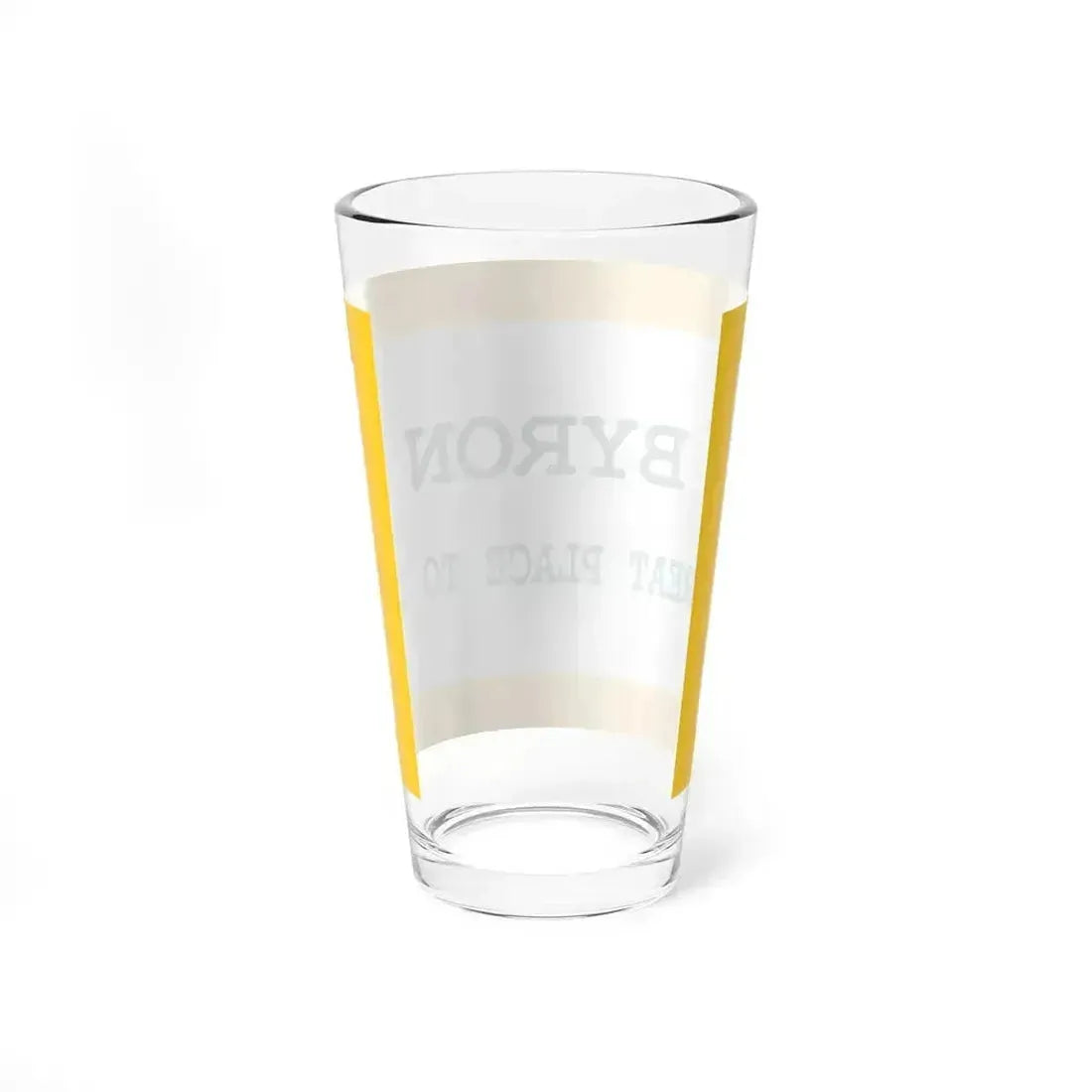 Flag of Byron, Wyoming - Pint Glass 16oz - Go Mug Yourself