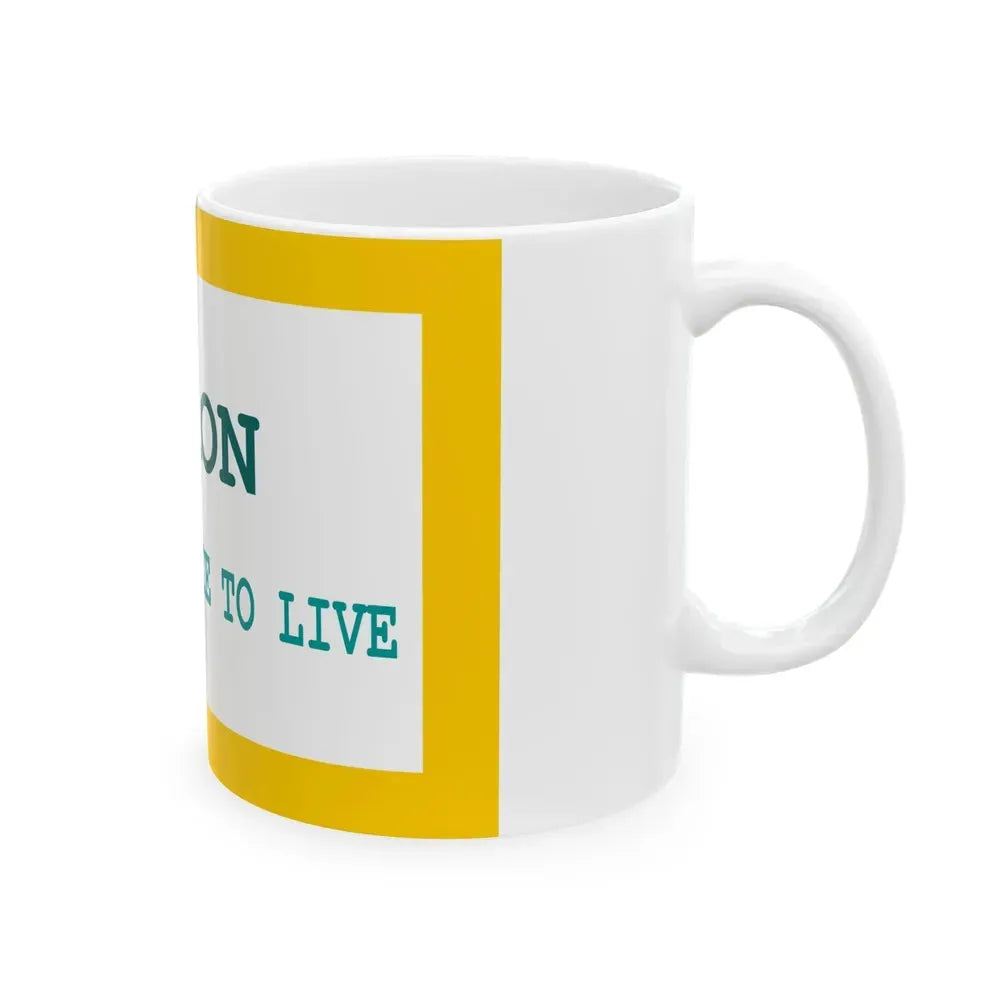 Flag of Byron Wyoming (United States) White Coffee Mug - Go Mug Yourself