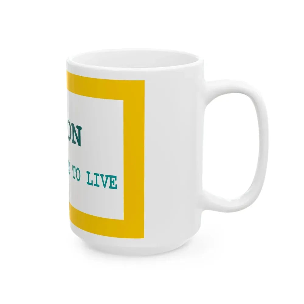 Flag of Byron Wyoming (United States) White Coffee Mug - Go Mug Yourself