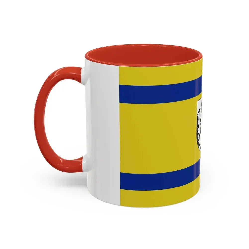 Flag of Bytom Poland - Accent Coffee Mug - Go Mug Yourself