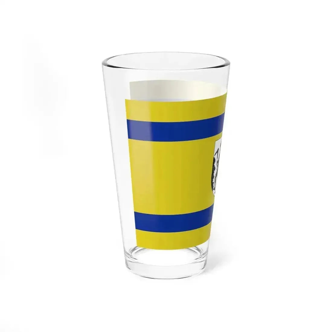 Flag of Bytom Poland - Pint Glass 16oz - Go Mug Yourself