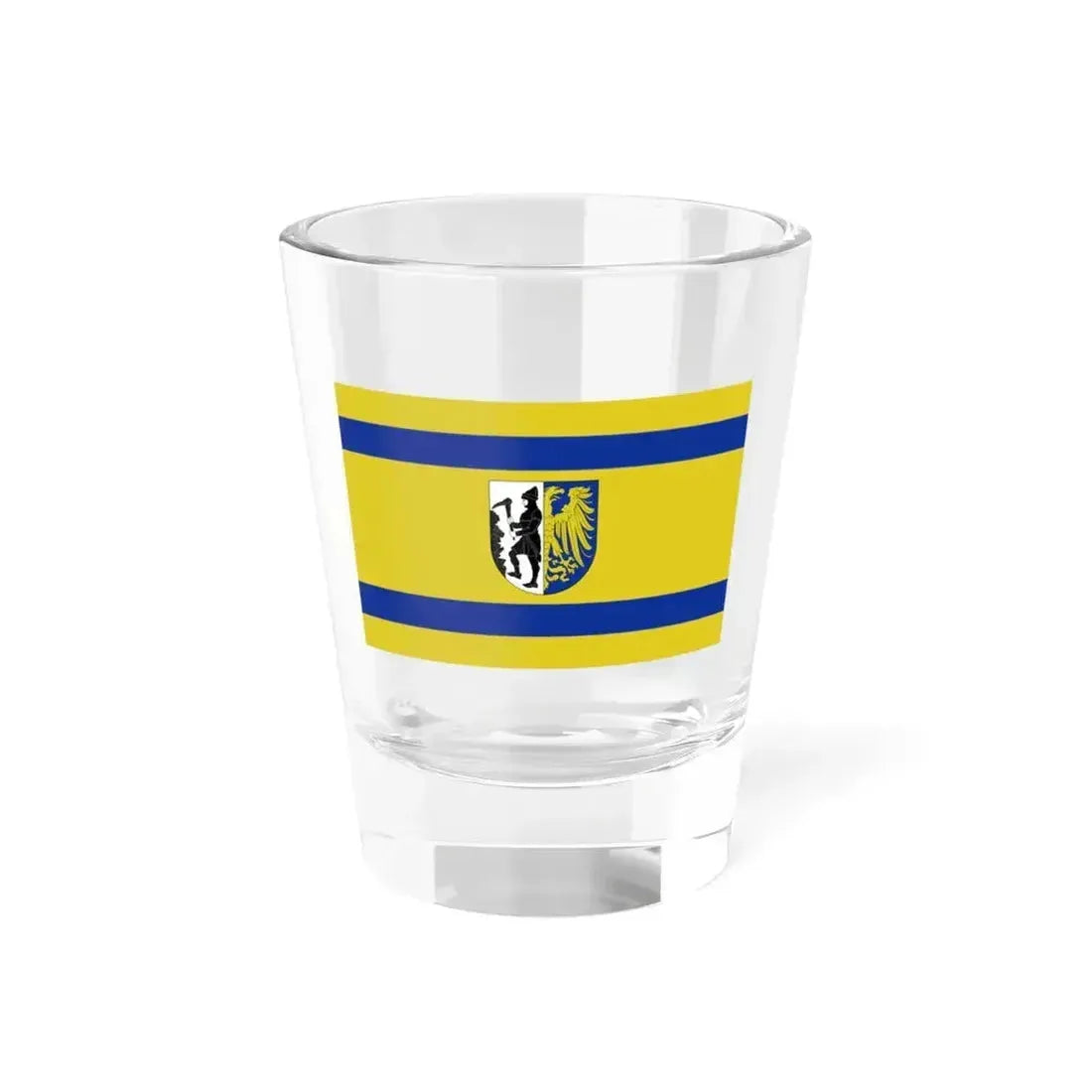 Flag of Bytom Poland - Shot Glass 1.5oz 1.5oz - Go Mug Yourself