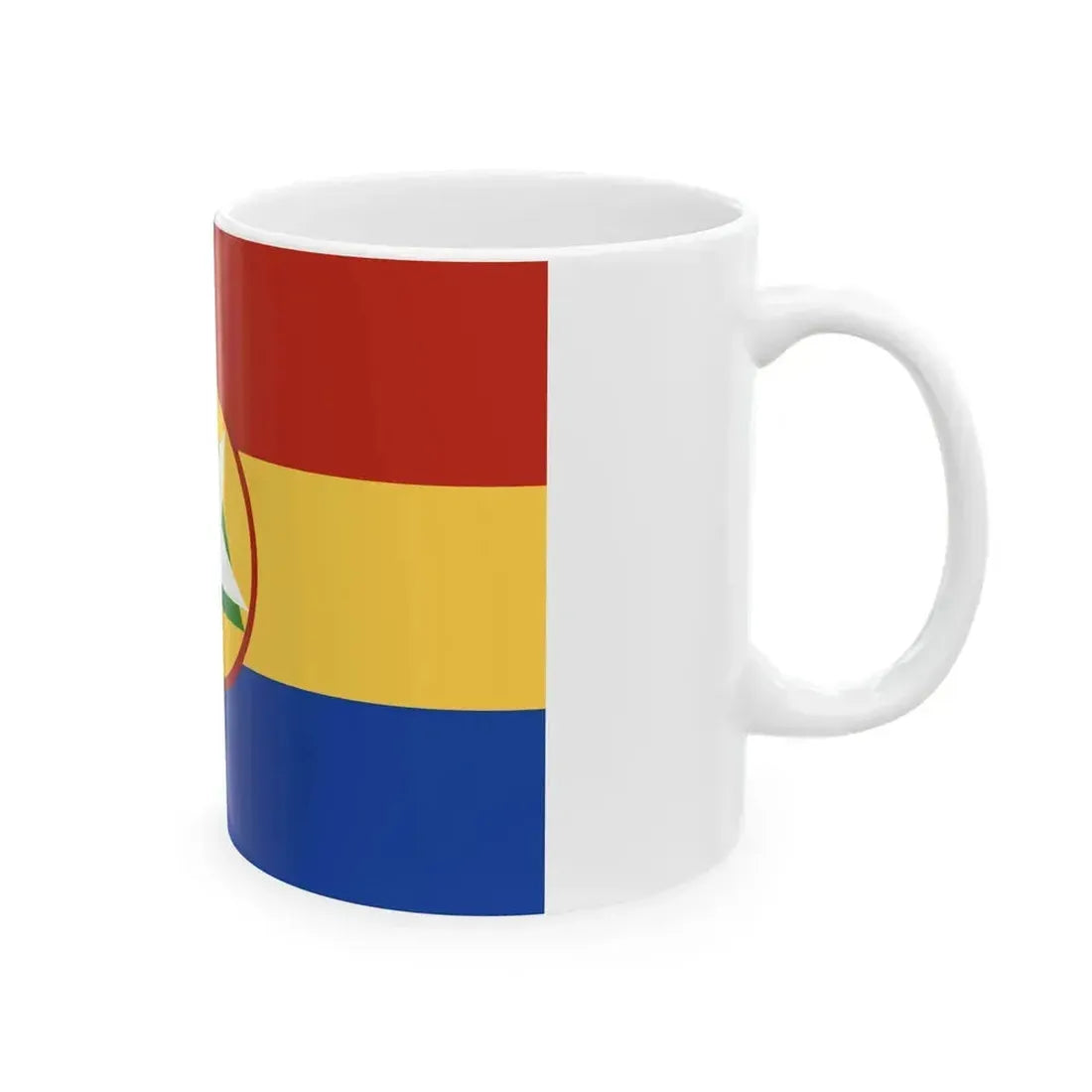 Flag of Cabinda 2020 (Angola) White Coffee Mug - Go Mug Yourself