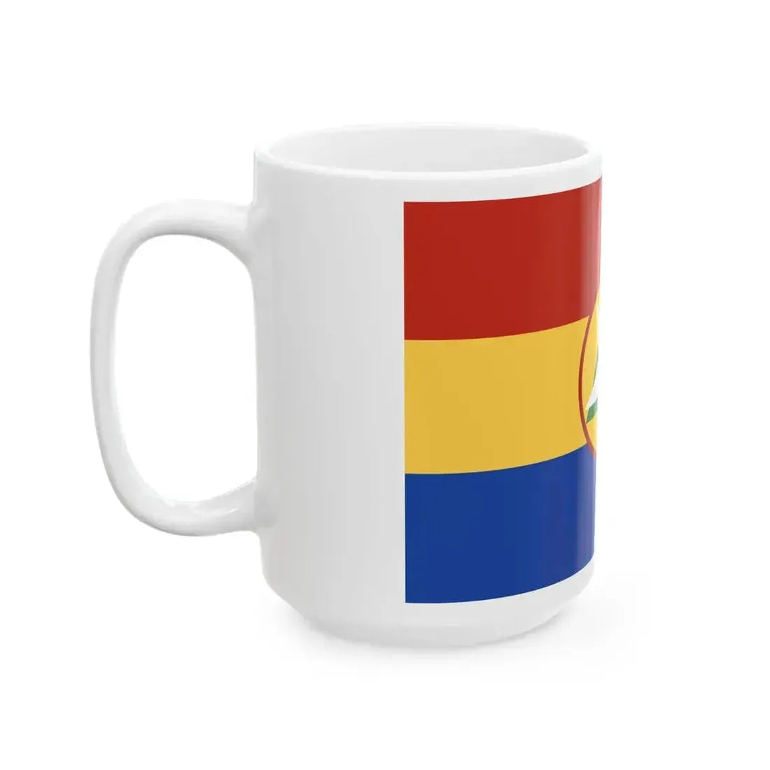 Flag of Cabinda 2020 (Angola) White Coffee Mug - Go Mug Yourself