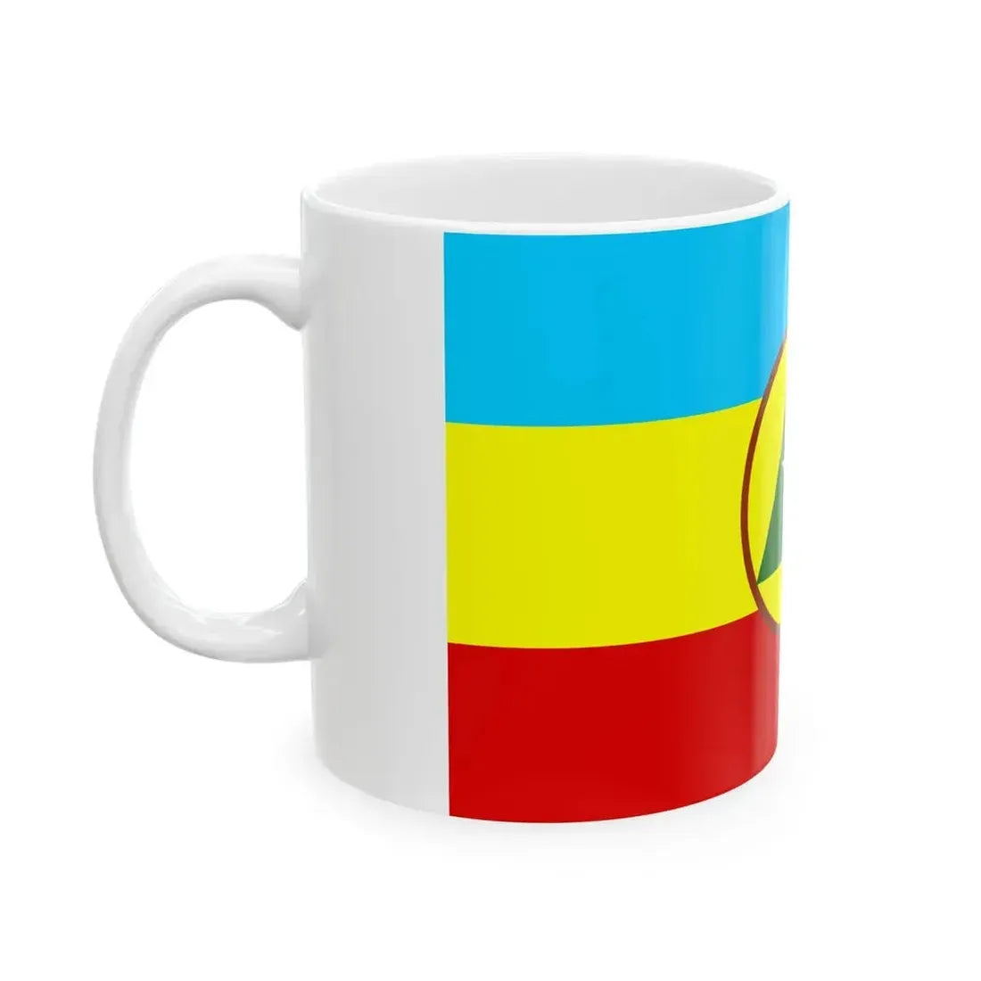 Flag of Cabinda FLEC propose (Angola) White Coffee Mug - Go Mug Yourself