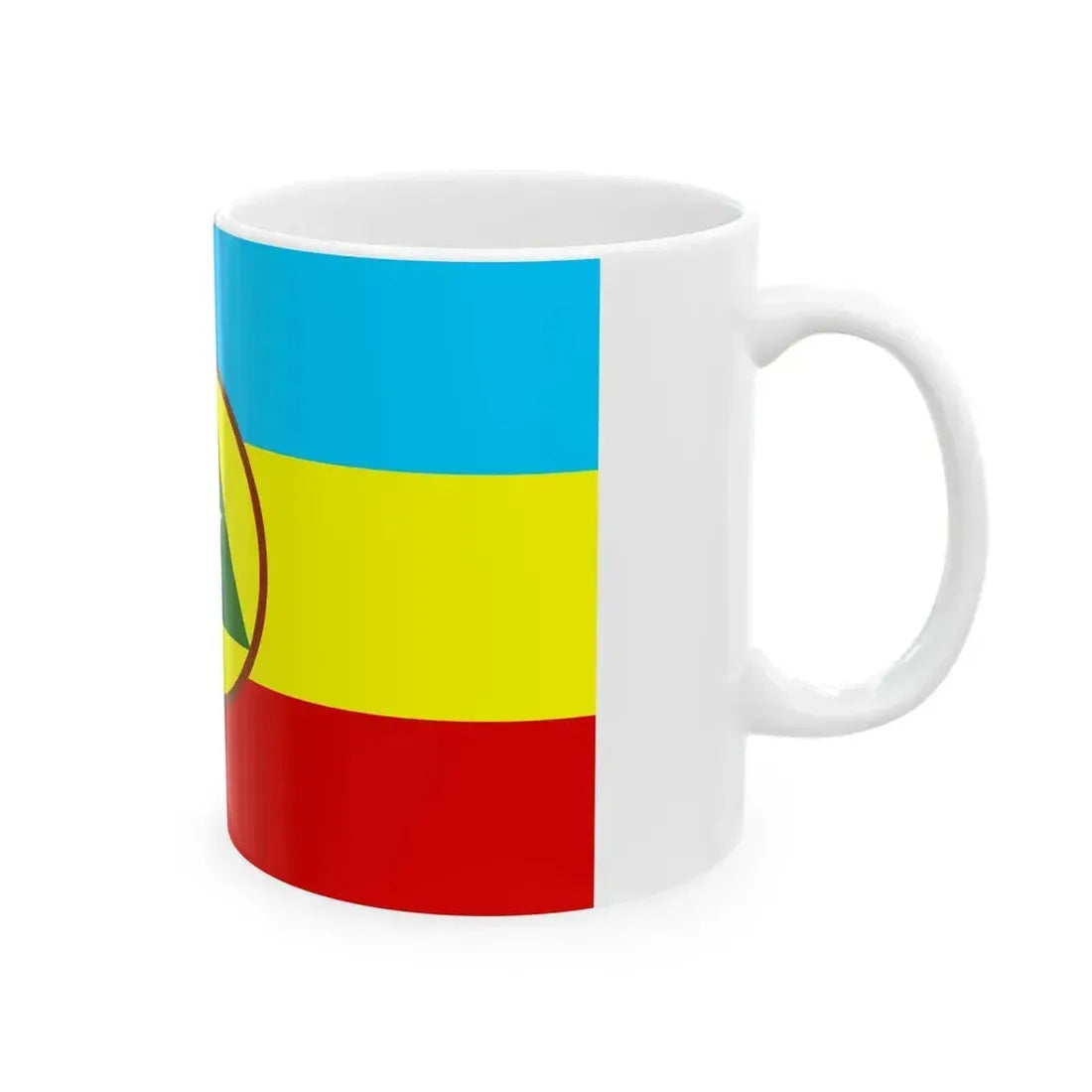 Flag of Cabinda FLEC propose (Angola) White Coffee Mug - Go Mug Yourself