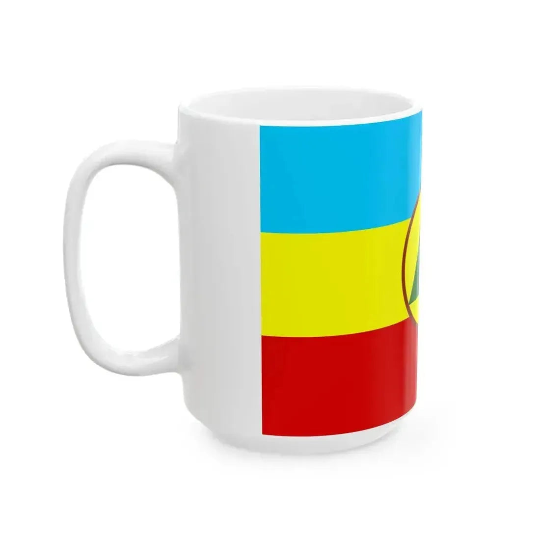 Flag of Cabinda FLEC propose (Angola) White Coffee Mug - Go Mug Yourself