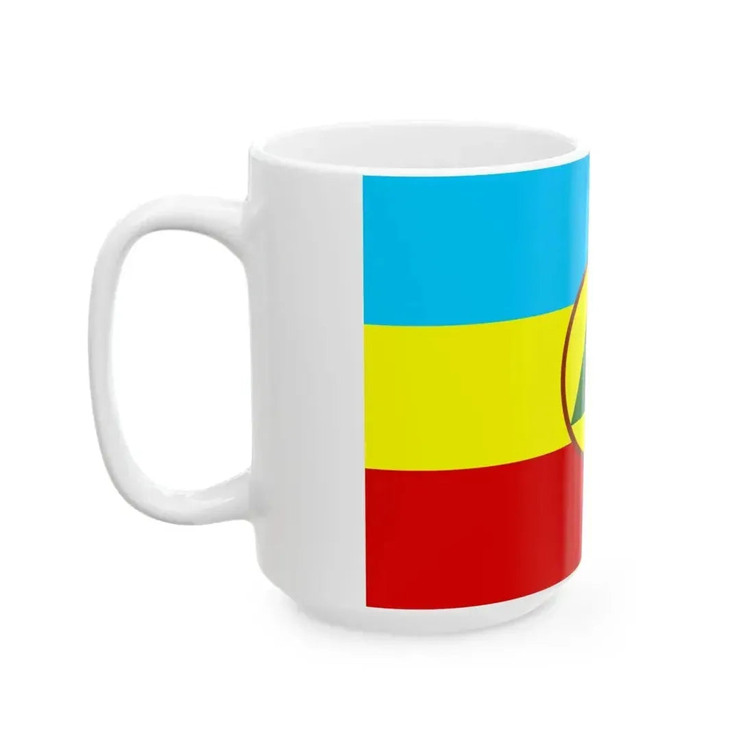 Flag of Cabinda FLEC propose (Angola) White Coffee Mug - Go Mug Yourself