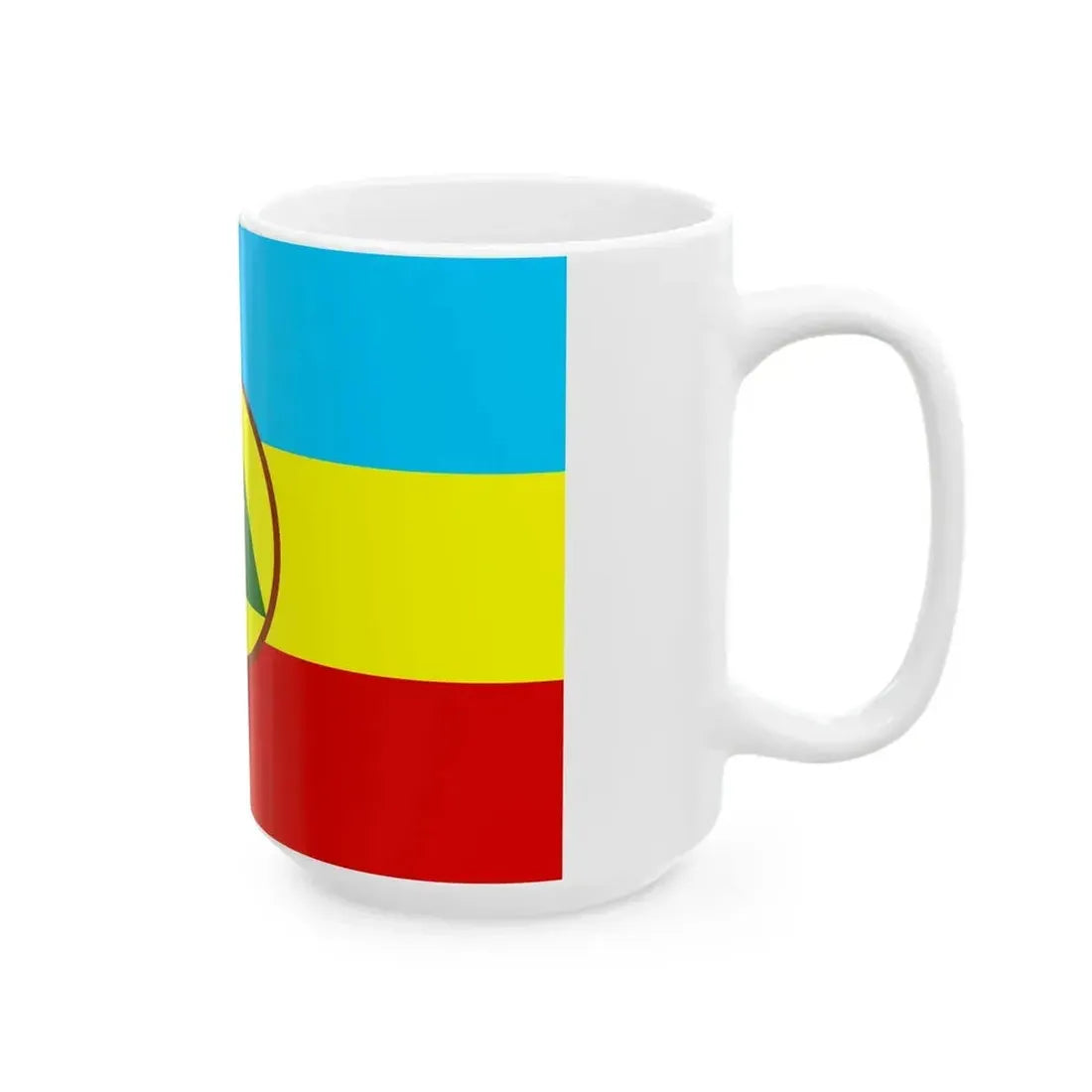 Flag of Cabinda FLEC propose (Angola) White Coffee Mug - Go Mug Yourself