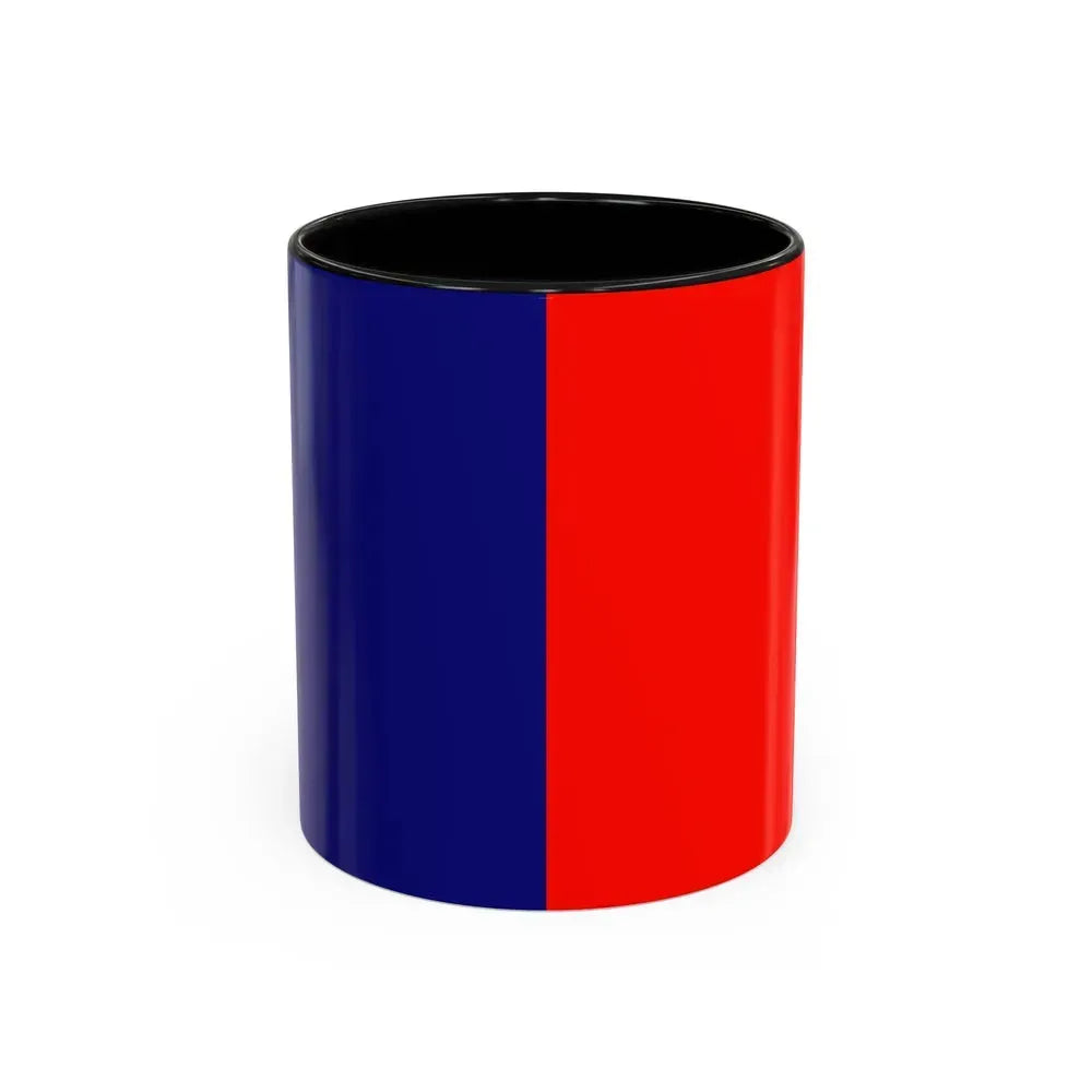Flag of Cagliari Italy - Accent Coffee Mug 11oz Black - Go Mug Yourself