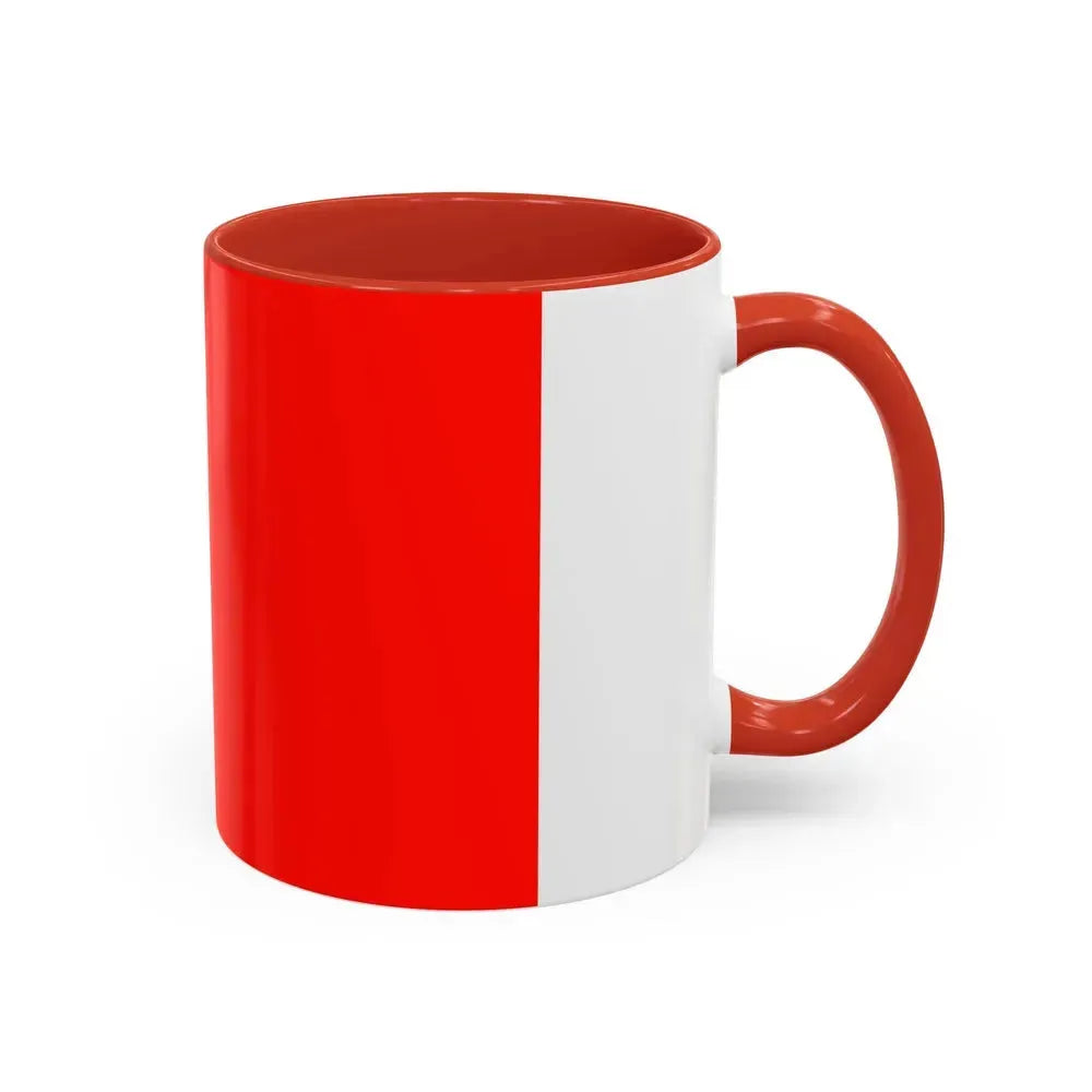Flag of Cagliari Italy - Accent Coffee Mug - Go Mug Yourself