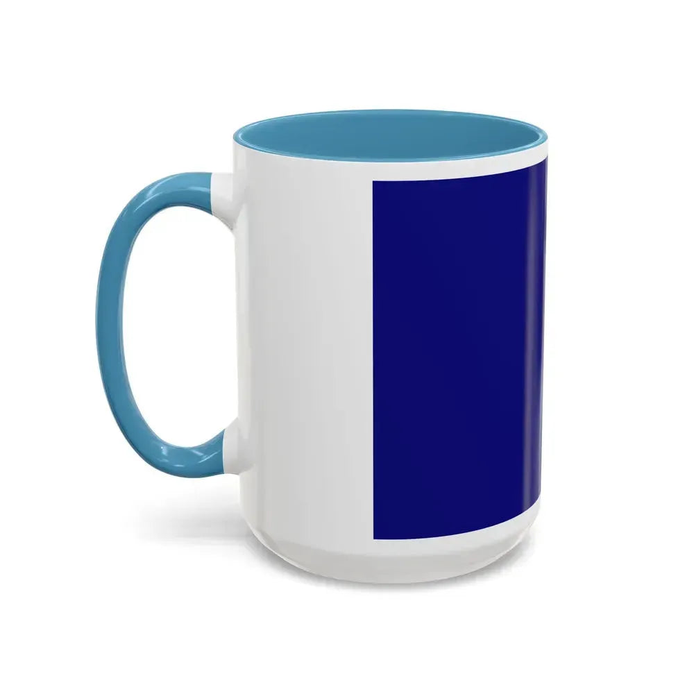 Flag of Cagliari Italy - Accent Coffee Mug - Go Mug Yourself