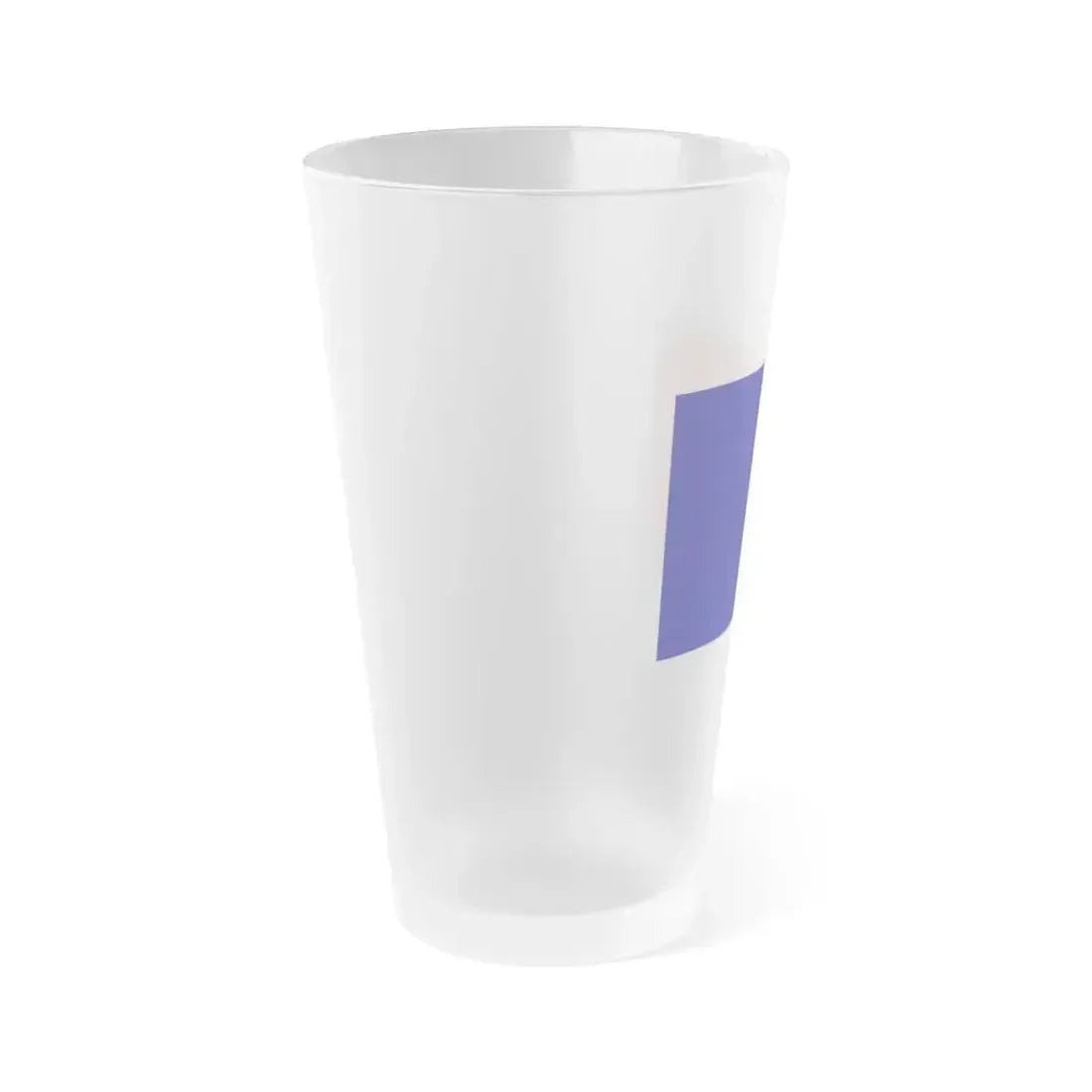 Flag of Cagliari Italy - Frosted Pint Glass 16oz - Go Mug Yourself