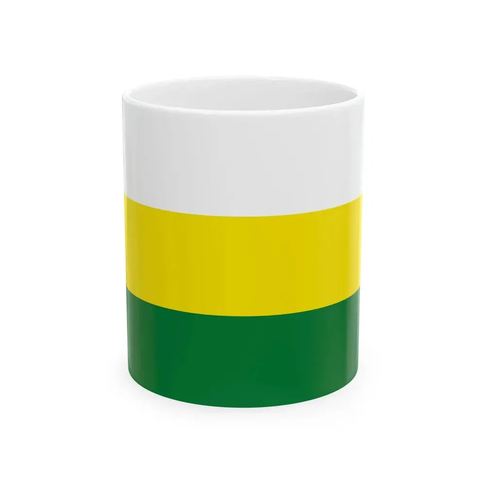 Flag of Cairoma Bolivia (Bolivia) White Coffee Mug 11oz - Go Mug Yourself
