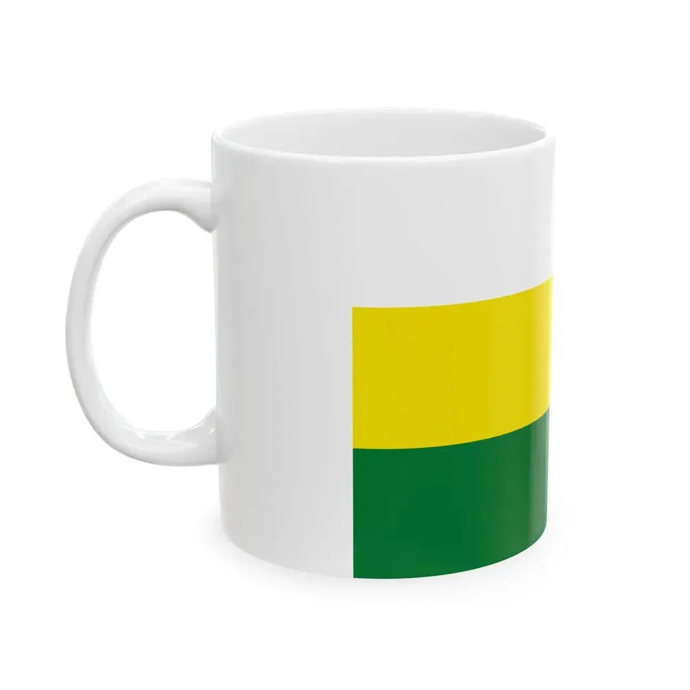 Flag of Cairoma Bolivia (Bolivia) White Coffee Mug - Go Mug Yourself