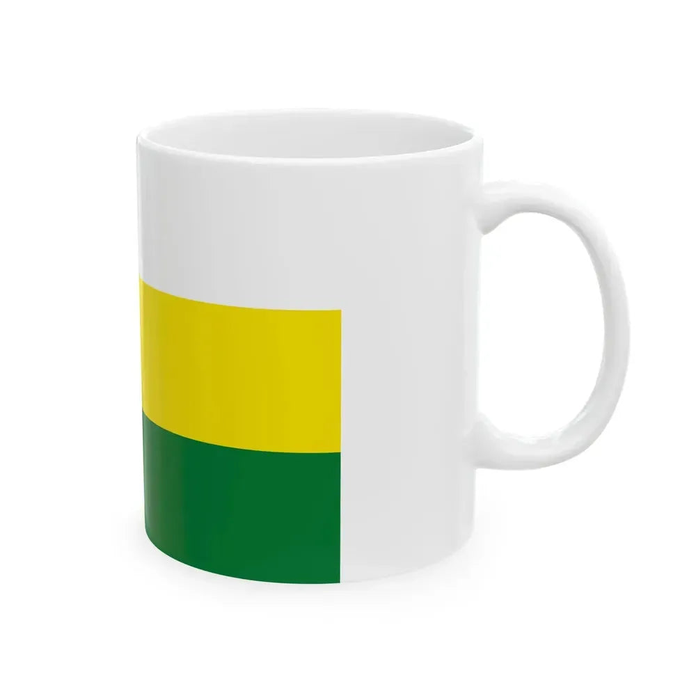 Flag of Cairoma Bolivia (Bolivia) White Coffee Mug - Go Mug Yourself