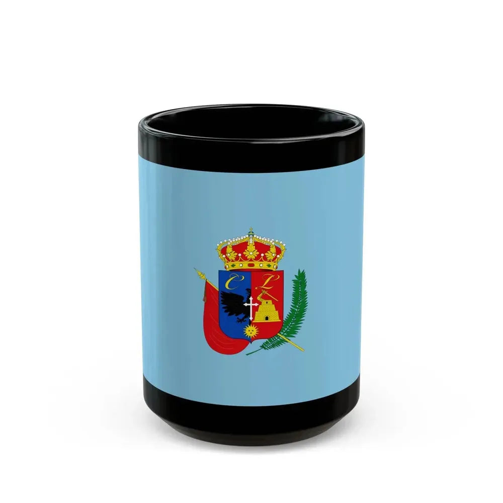 Flag of Cajamarca capital of the Cajamarca Region Peru - Black Coffee Mug 15oz - Go Mug Yourself