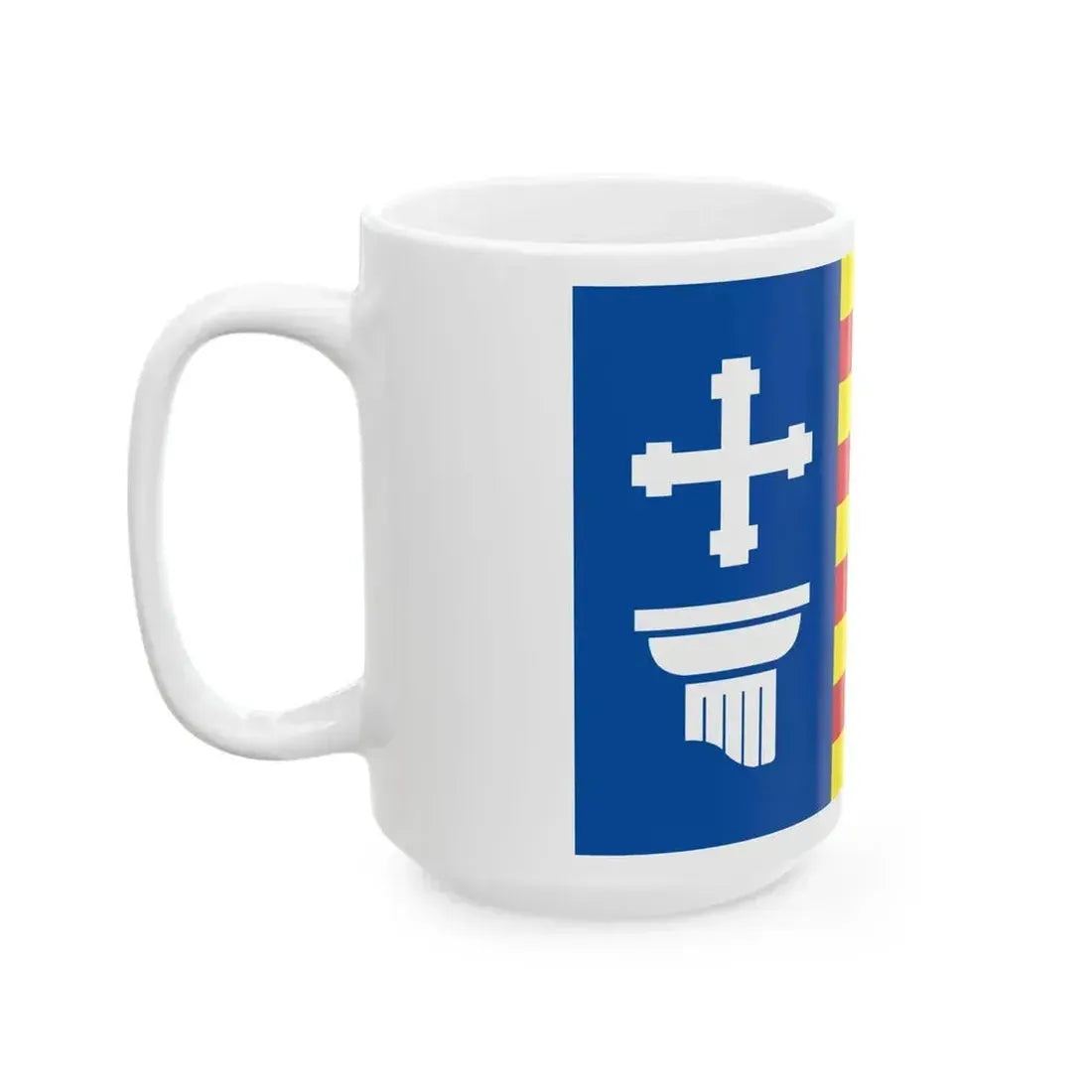 Flag of Calabria 2024 Proposal (Italy) White Coffee Mug - Go Mug Yourself