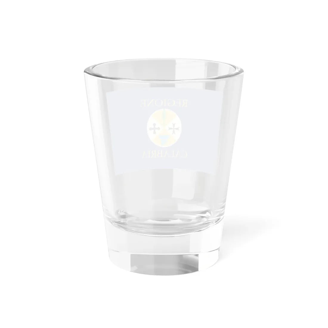 Flag of Calabria (Italy) Shot Glass 1.5oz - Go Mug Yourself