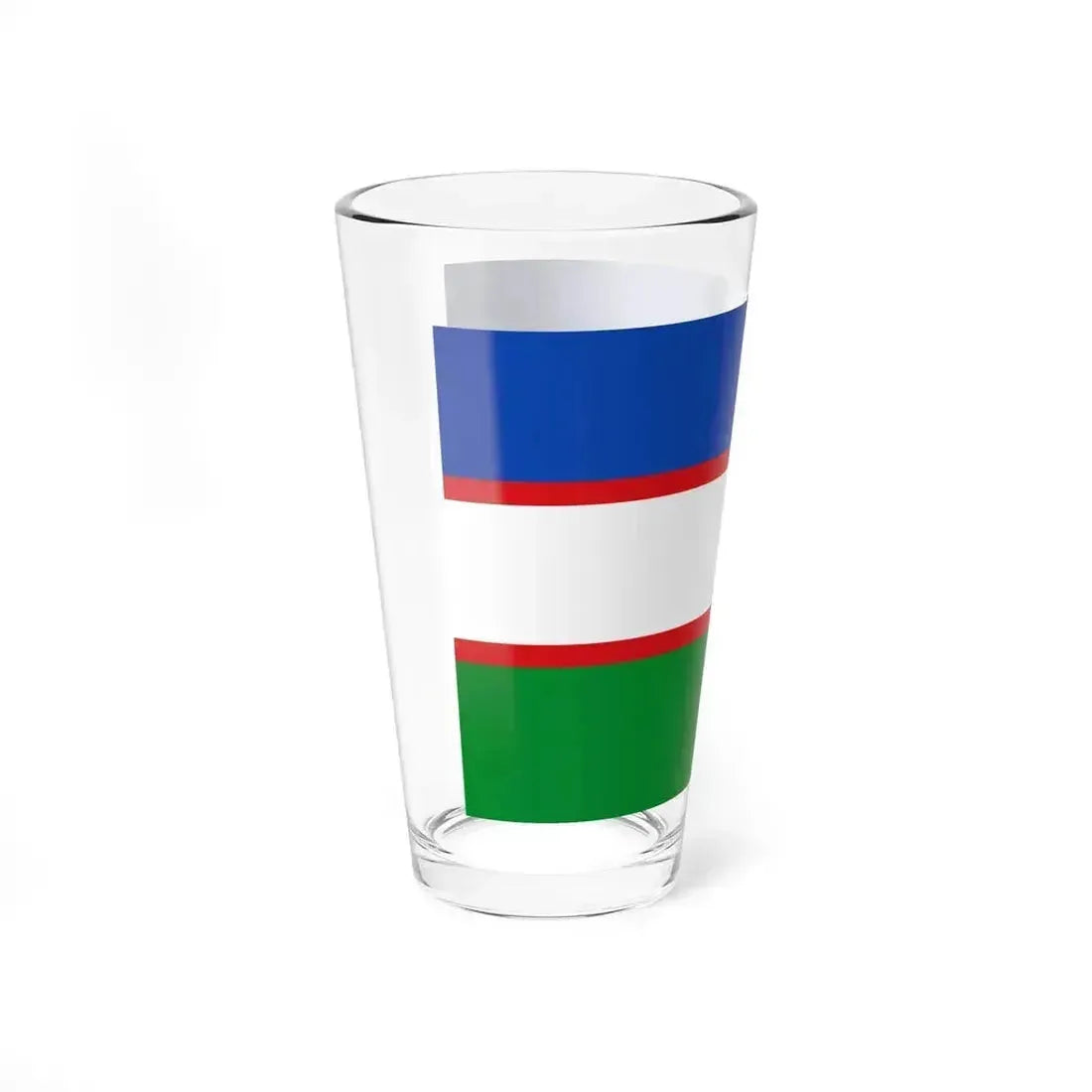 Flag of Cali Valle del Cauca Colombia - Pint Glass 16oz - Go Mug Yourself