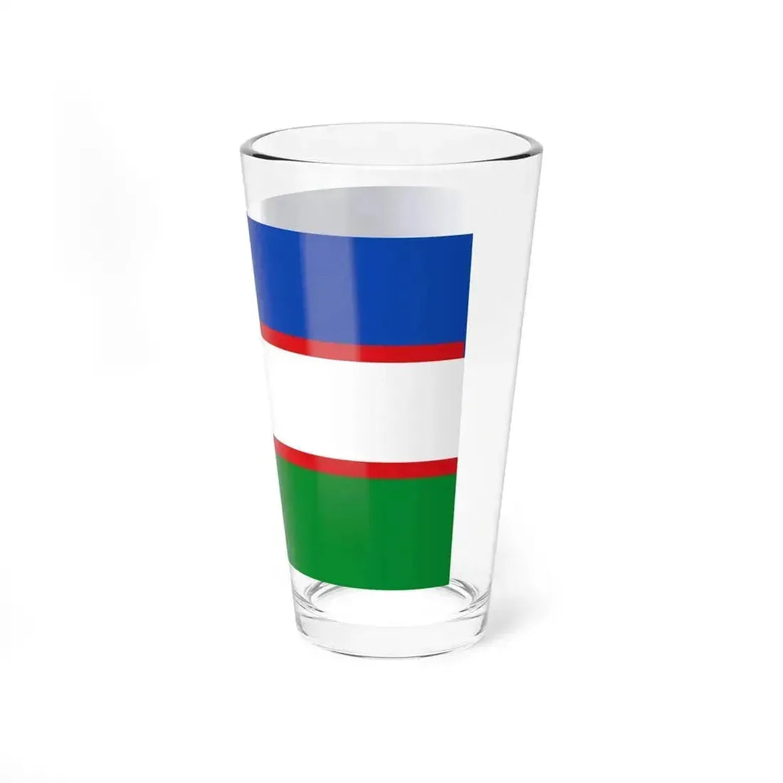 Flag of Cali Valle del Cauca Colombia - Pint Glass 16oz - Go Mug Yourself