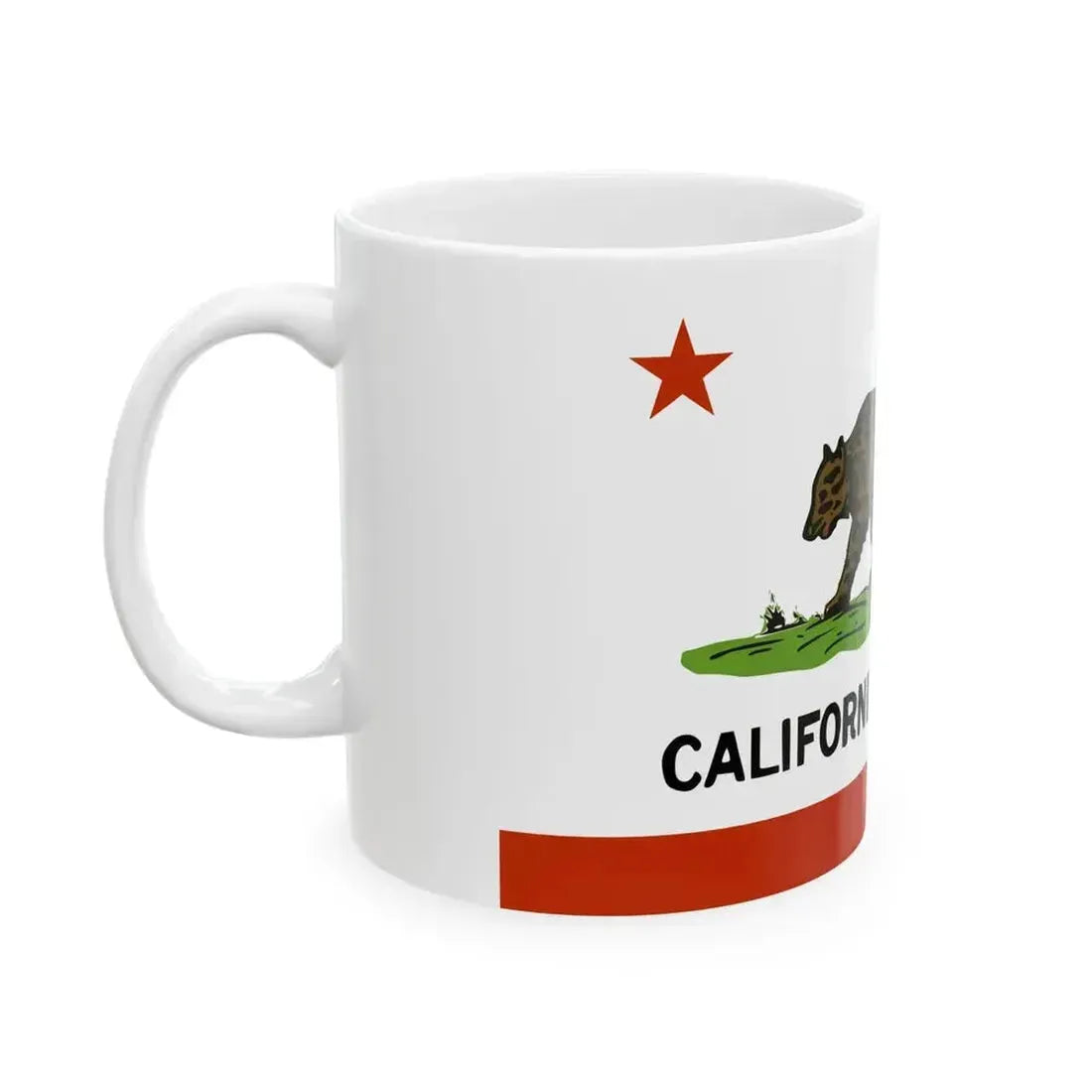 Flag of California 1911-1953 (United States) White Coffee Mug - Go Mug Yourself