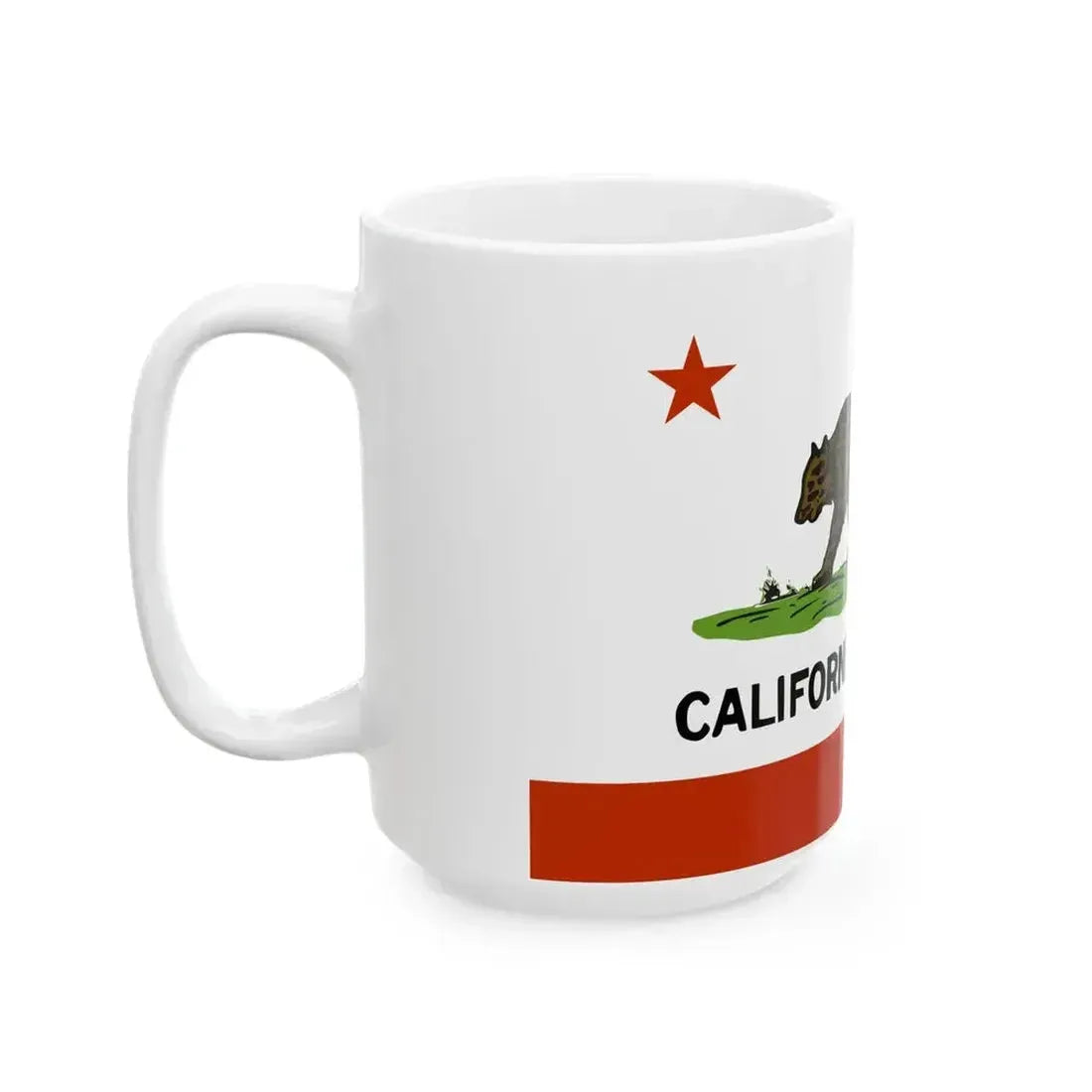 Flag of California 1911-1953 (United States) White Coffee Mug - Go Mug Yourself