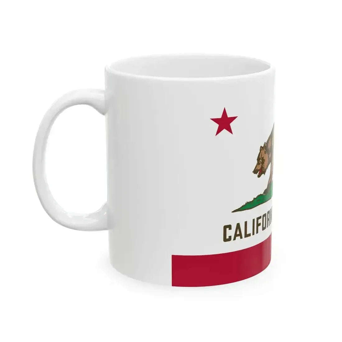 Flag of California (United States) White Coffee Mug - Go Mug Yourself