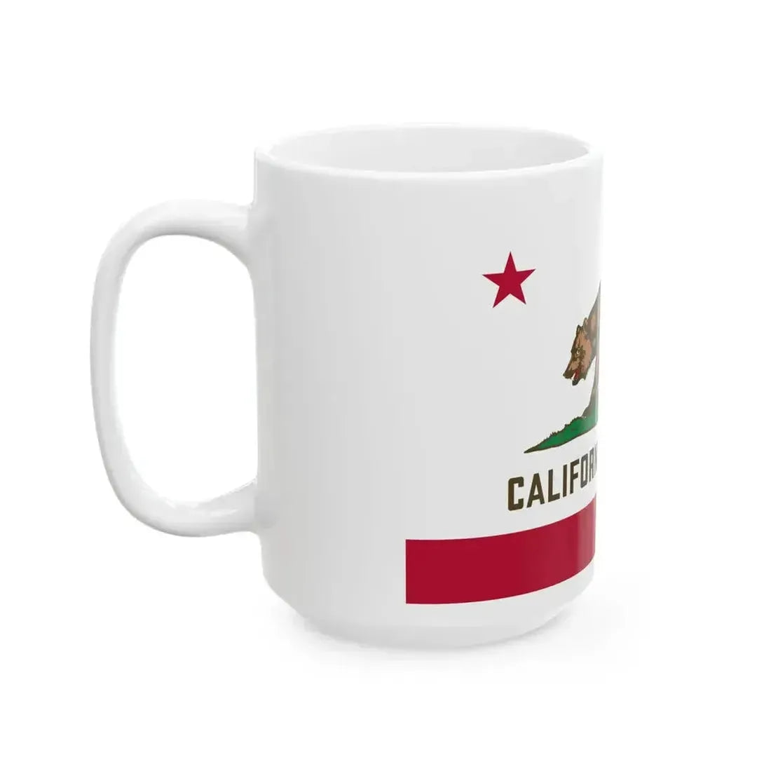Flag of California (United States) White Coffee Mug - Go Mug Yourself