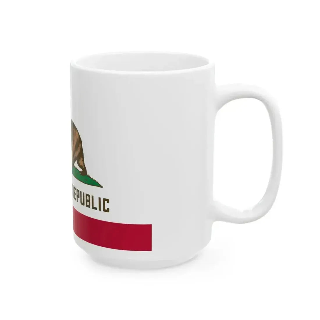 Flag of California (United States) White Coffee Mug - Go Mug Yourself