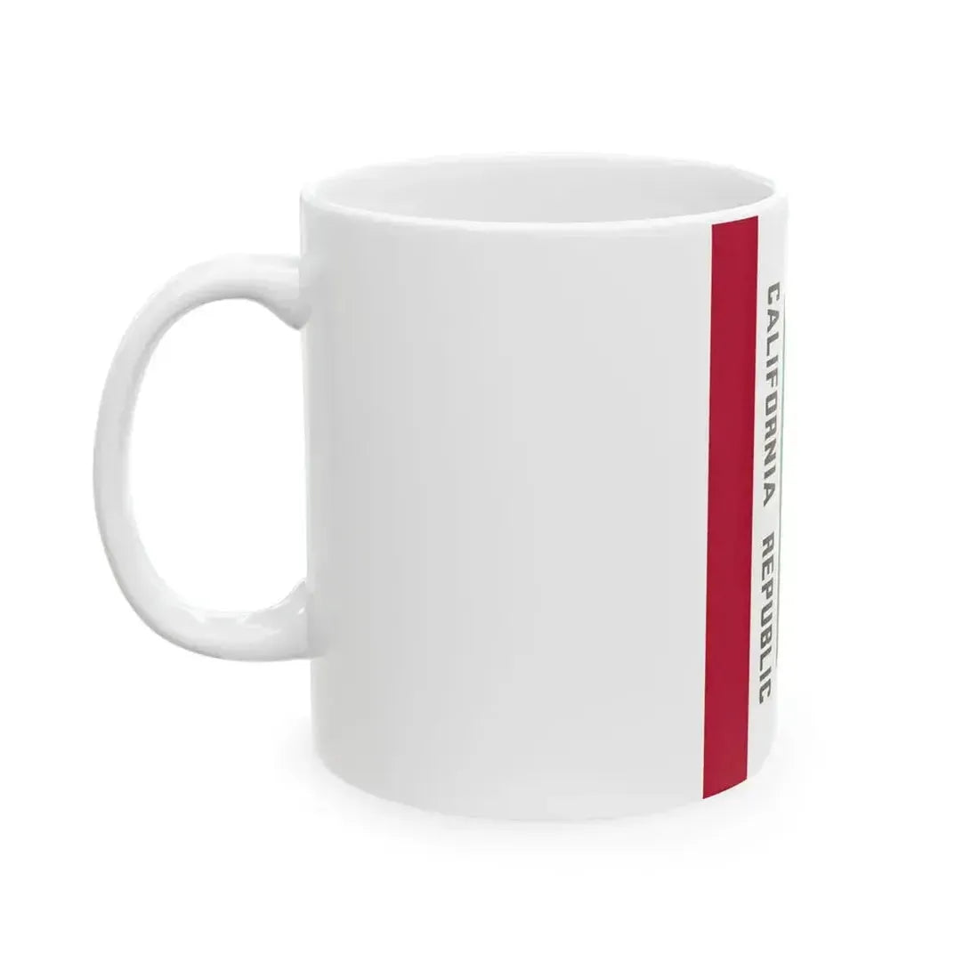 Flag of California vertical (United States) White Coffee Mug - Go Mug Yourself