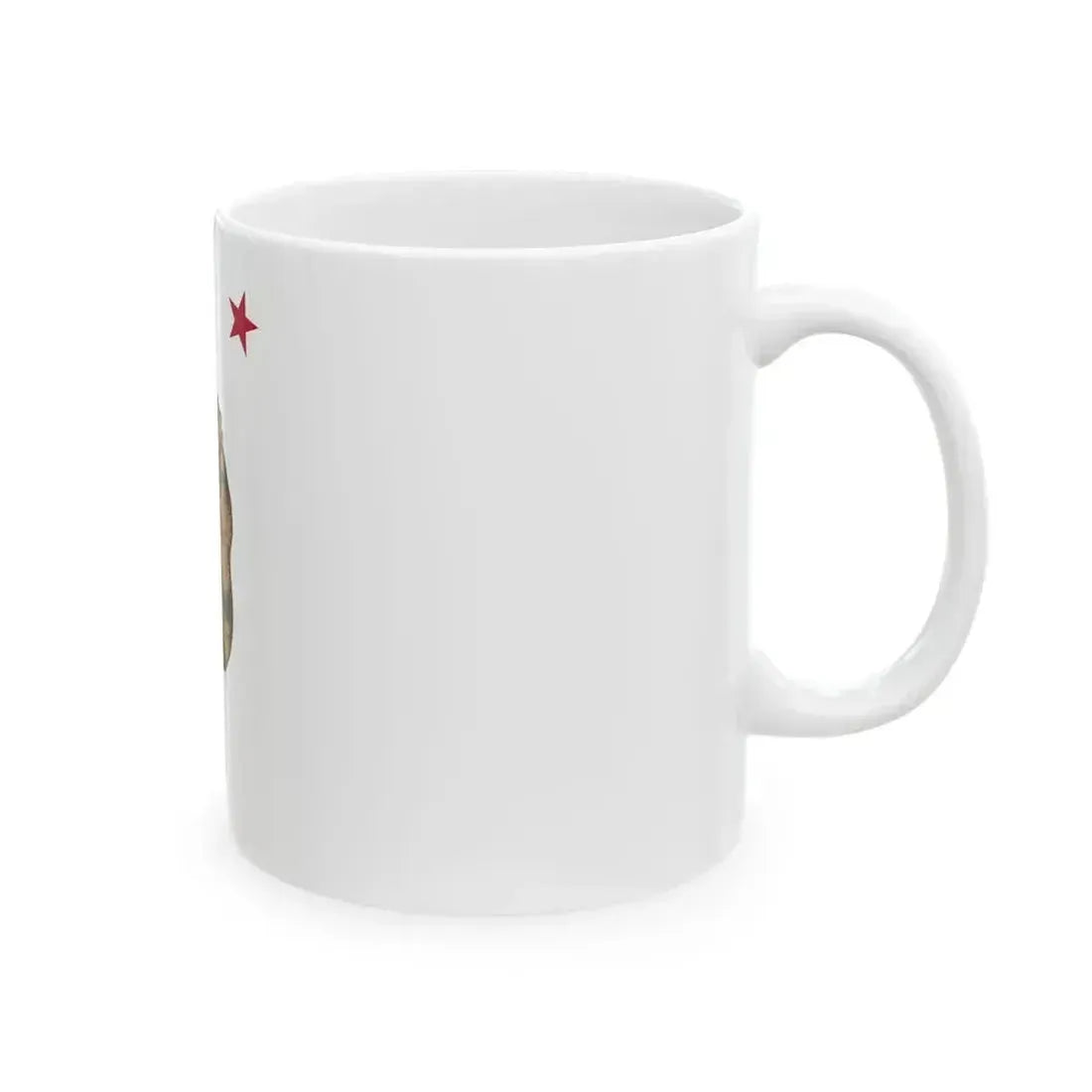 Flag of California vertical (United States) White Coffee Mug - Go Mug Yourself
