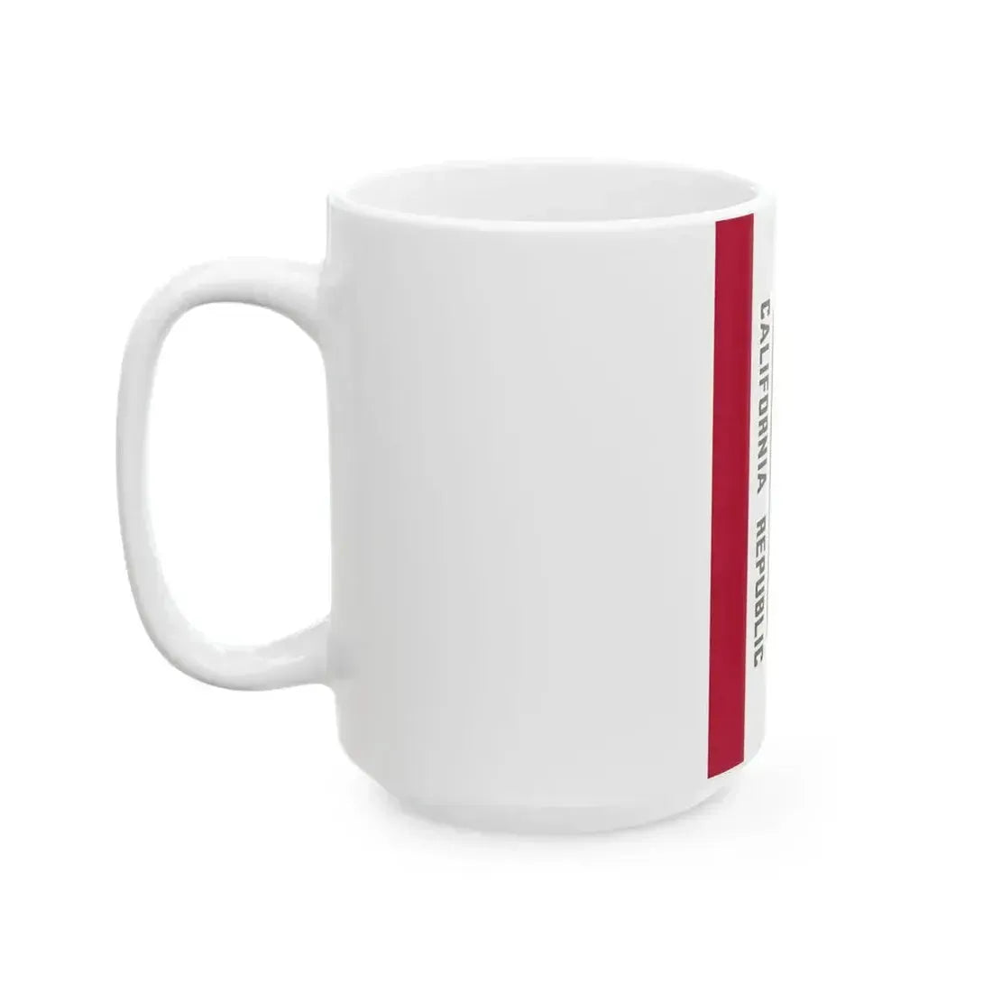 Flag of California vertical (United States) White Coffee Mug - Go Mug Yourself