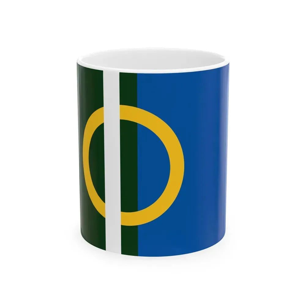 Flag of Calne UK - White Coffee Mug 11oz - Go Mug Yourself