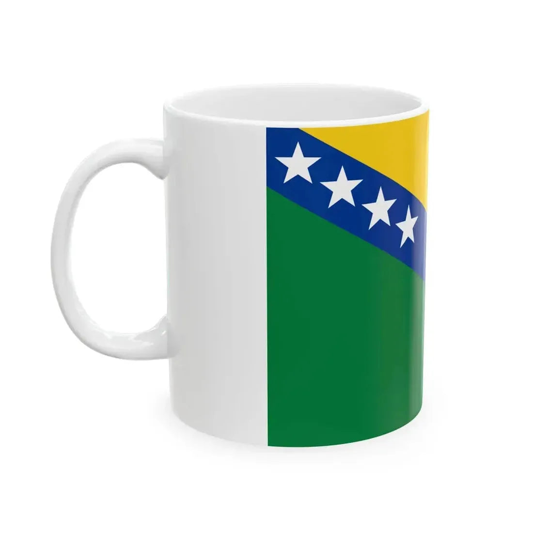 Flag of Caluma (Ecuador) White Coffee Mug - Go Mug Yourself