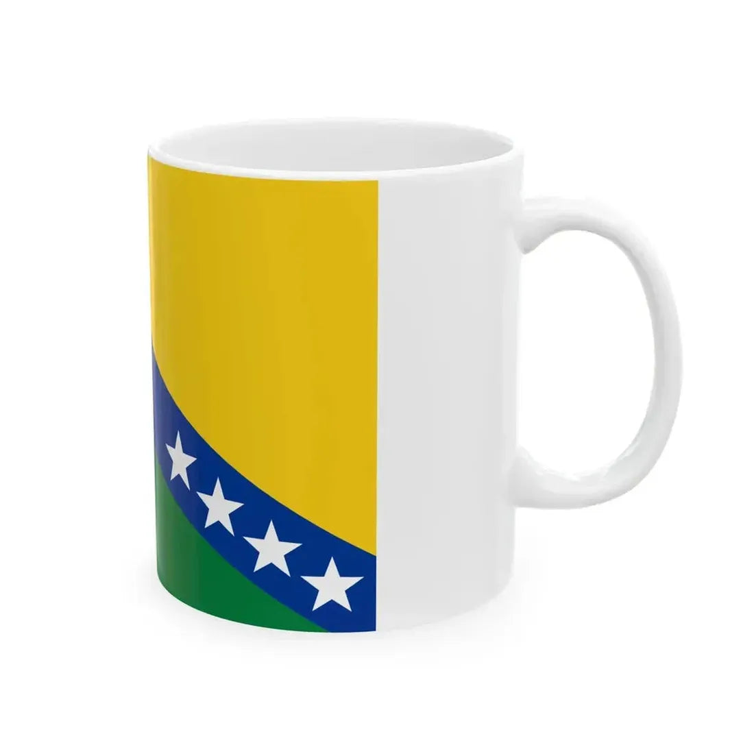 Flag of Caluma (Ecuador) White Coffee Mug - Go Mug Yourself