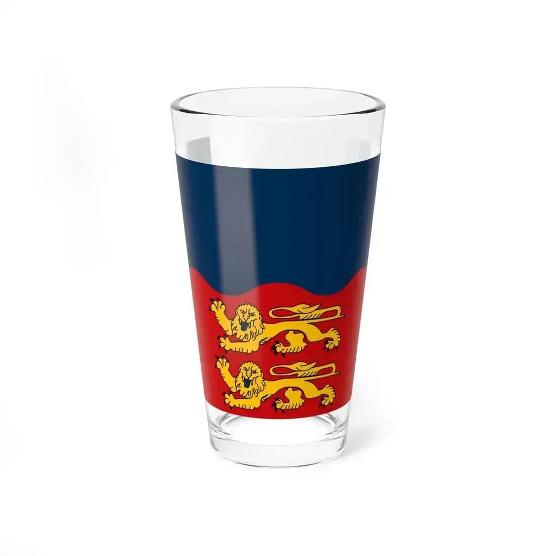 Flag of Calvados France 2 - Pint Glass 16oz 16oz - Go Mug Yourself