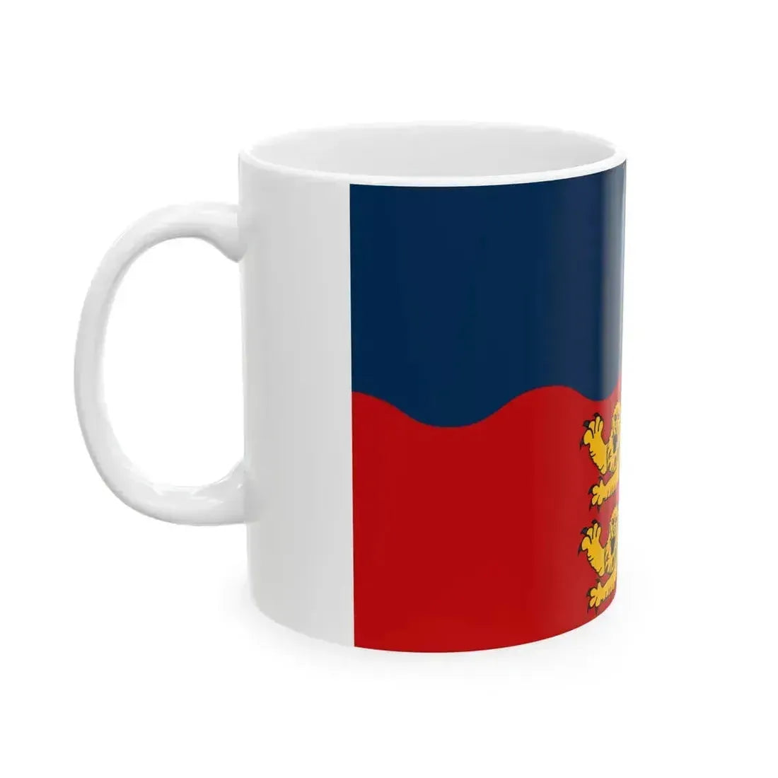 Flag of Calvados France 2 - White Coffee Mug - Go Mug Yourself