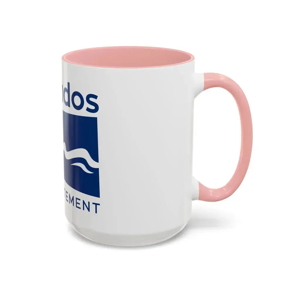Flag of Calvados France - Accent Coffee Mug - Go Mug Yourself